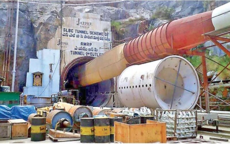 Six Workers Feared Trapped as Tunnel Roof Collapses in Telangana