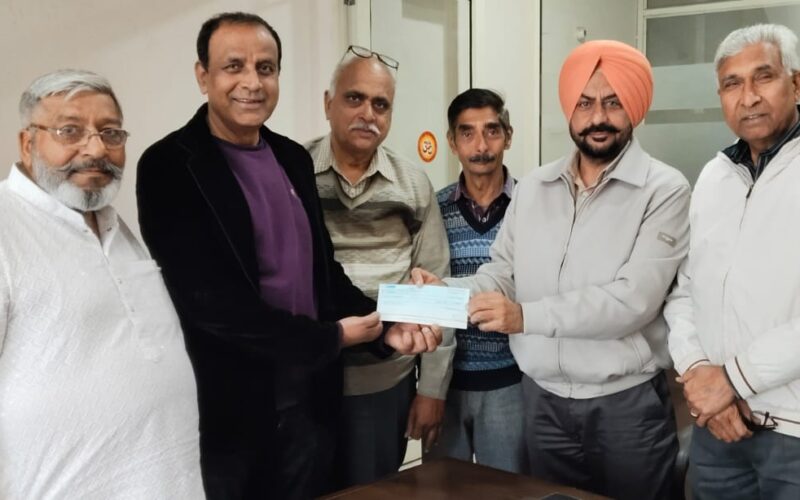 ₹1 Lakh Donated for New Ambulance in Dera Bassi by Shri Ramleela Committee