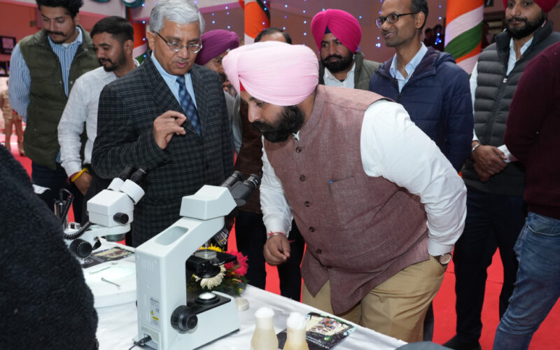 Education Minister Harjot Bains calls upon Punjab school students to work hard to shape their future and take admission in nationally reputed institutes like IISER