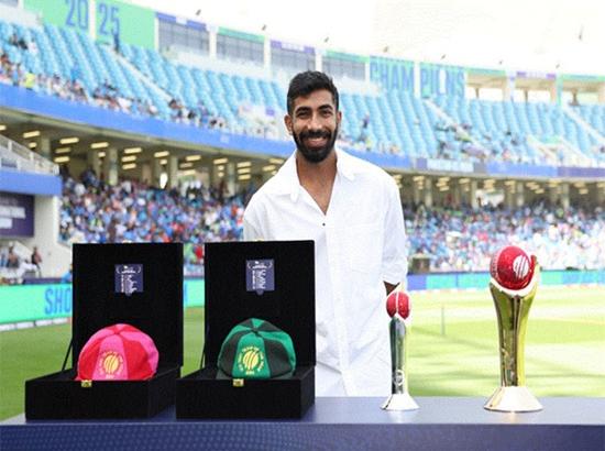 Jasprit Bumrah Honored with ICC Awards in Dubai Ahead of IND-PAK Clash