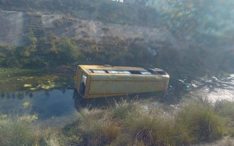 School Bus Falls into SYL Canal in Kaithal, 10 Injured Including 8 Children