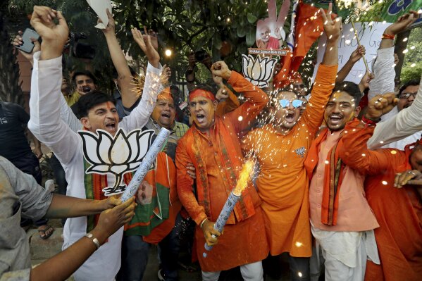 BJP Hits Half-Century in Initial Trends, Leading on 50 Seats
