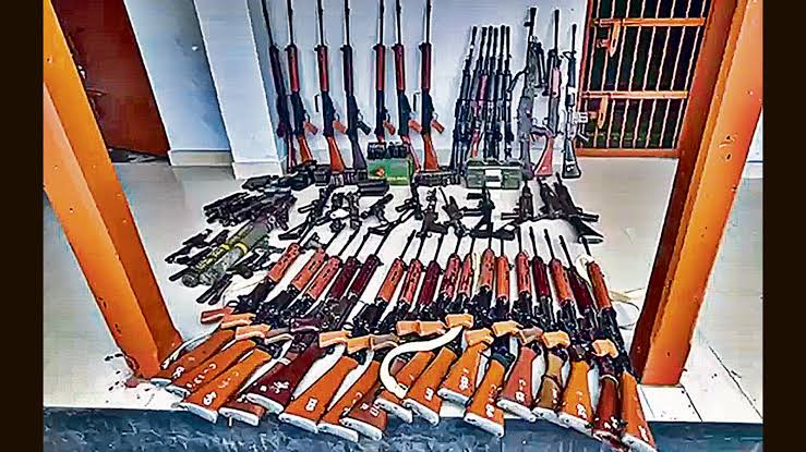 Indian Army, Assam Rifles, and Manipur Police Nab 8 Militants, Recover 25 Weapons in Joint Operations