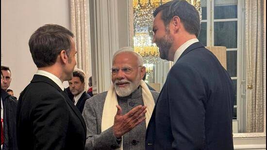 PM Modi and US VP JD Vance Share Spotlight at AI Action Summit in Paris, Strengthening Global Tech Diplomacy