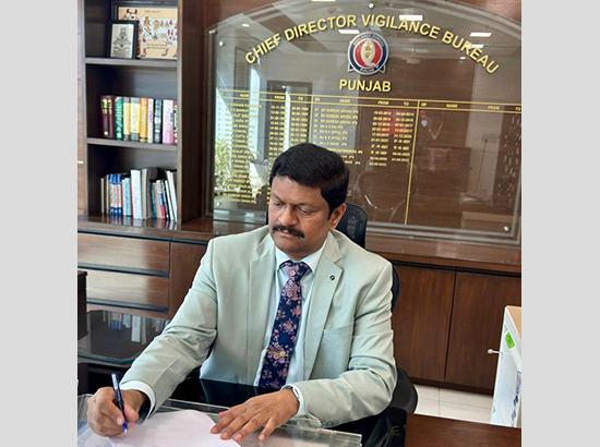 G. Nageswara Rao Takes Charge as Punjab Vigilance Bureau Chief, Vows Crackdown on Corruption