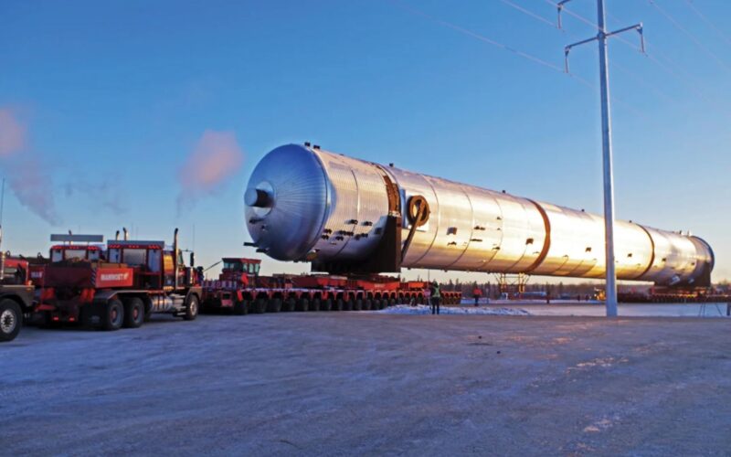 Large load impacts travel in northwest Alberta