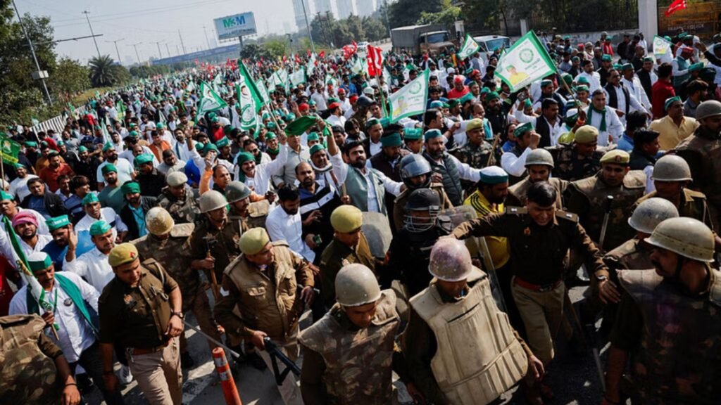 Heavy Security, Detentions Mark Farmers’ Attempt to Reach Delhi for Protest Against India–US Trade Pact