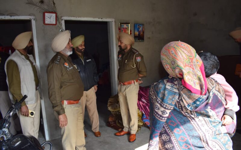 Punjab Police Cracks Down on Drug-Affected Areas in Kapurthala
