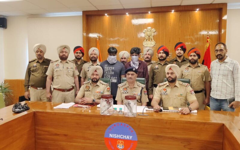 Two Arrested with Pistols and Live Cartridge in Gurdaspur, Including Engineering Student