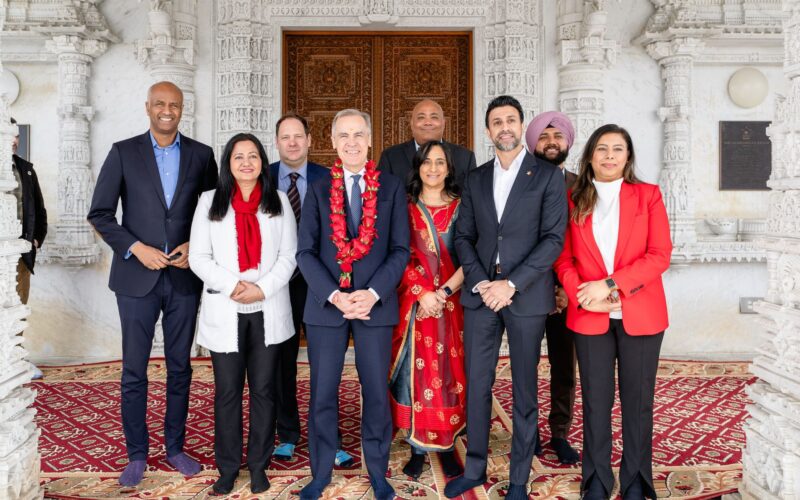 Canadian PM Mark Carney Visits BAPS Mandir on Ram Navami; Hindu Group Raises Concerns Over Representation