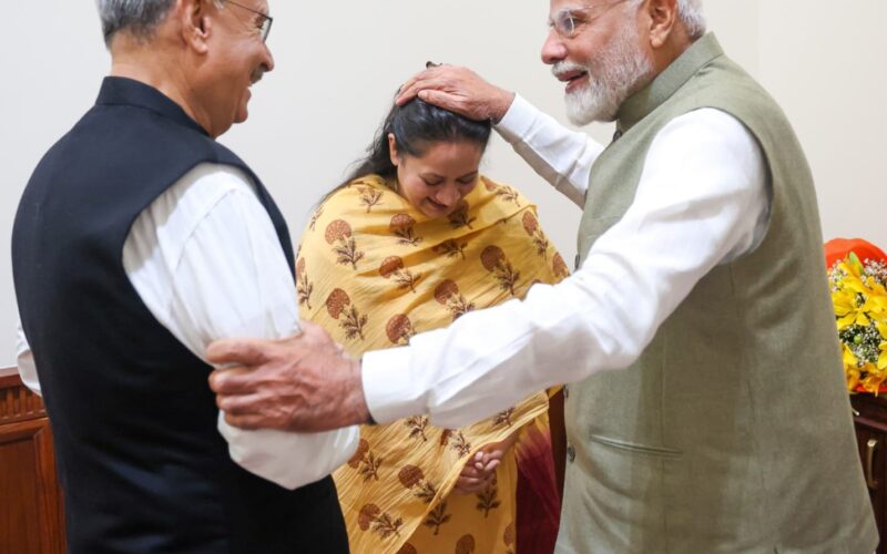Health Minister Kumari Aarti Singh Rao and Union Minister Rao Inderjit Singh Meet PM Modi to Discuss Haryana’s Healthcare Initiatives