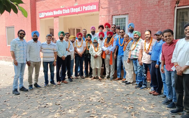 Parmeet Singh Unanimously Elected President of Patiala Media Club