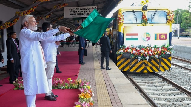 Modi, Lankan President Launch Key Railway Projects Built with Indian Aid