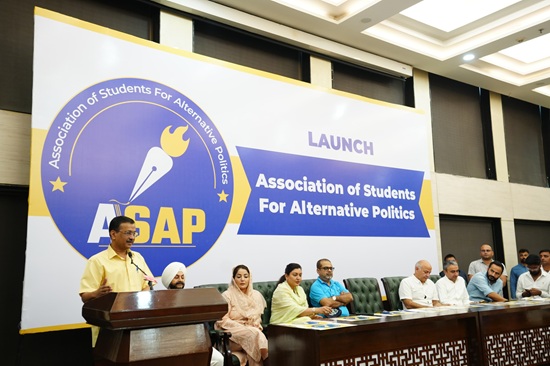 Arvind Kejriwal Launches AAP’s Student Wing ‘ASAP’ as Ex-Chief Minister, Eyes Youth-Led Political Reform