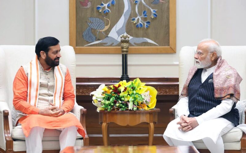 CM Nayab Singh Saini Meets PM Modi, Congratulates on Operation Sindoor’s Success, Thanks Armed Forces