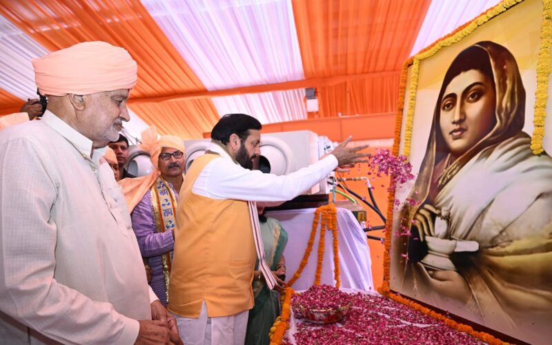 Following in Ahilyabai’s Footsteps, Let Us All Realize the Vision of a Developed India: CM Nayab Singh Saini