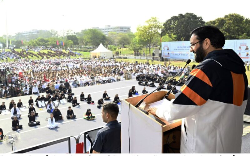 CM Saini Leads Anti-Drug March in Chandigarh, Calls Youth Key to Vision 2047