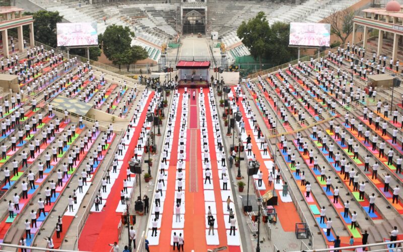 International Yoga Day 2025 Celebrated at Indo-Pak, Attari-Wagha Border, Amritsar