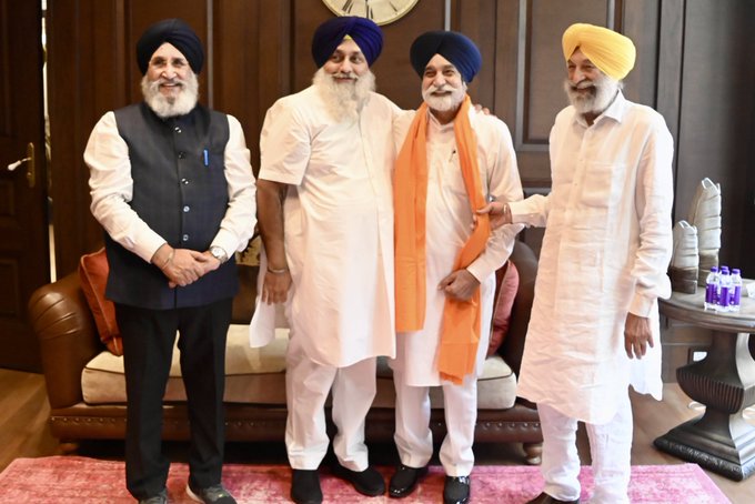 Sikandar Singh Maluka Rejoins Shiromani Akali Dal, Boosts Party Ahead of Ludhiana West By-Elections 2025