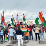 Grand Welcome for PM Modi by Indian Community in Calgary Amid Rainy Weather