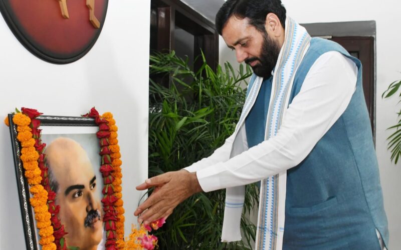 On Dr. Syama Prasad Mookerjee’s Martyrdom Day, CM Nayab Singh Saini Pays Tribute
