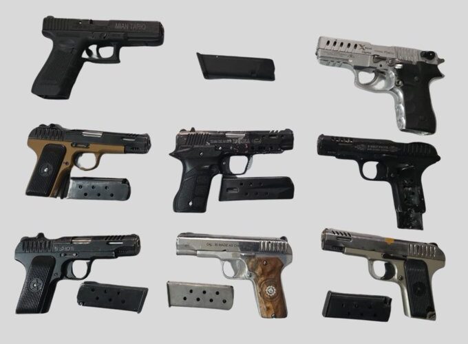 8 Illegal Pistols Seized in Amritsar Amid Crackdown on Trans-Border Arms Smuggling