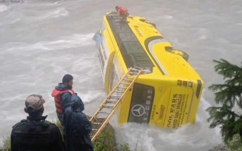 ITBP Bus Plunges into Sindh River in J&K’s Ganderbal; All Personnel Rescued