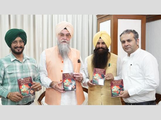 Punjab Vidhan Sabha Speaker Releases Book “Sachkhand Punjab” Promoting Drug-Free State