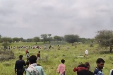 Indian Air Force Fighter Jet Crashes in Rajasthan’s Churu; Two Injured