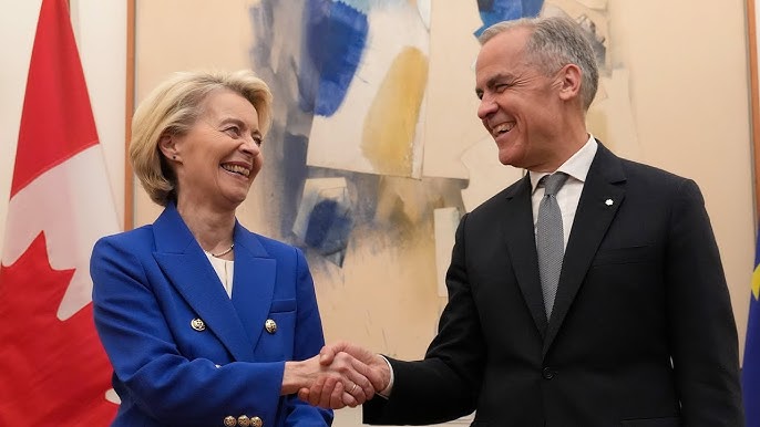 PM Mark Carney and EU Commission President Ursula von der Leyen Discuss Strengthening Canada-EU Ties