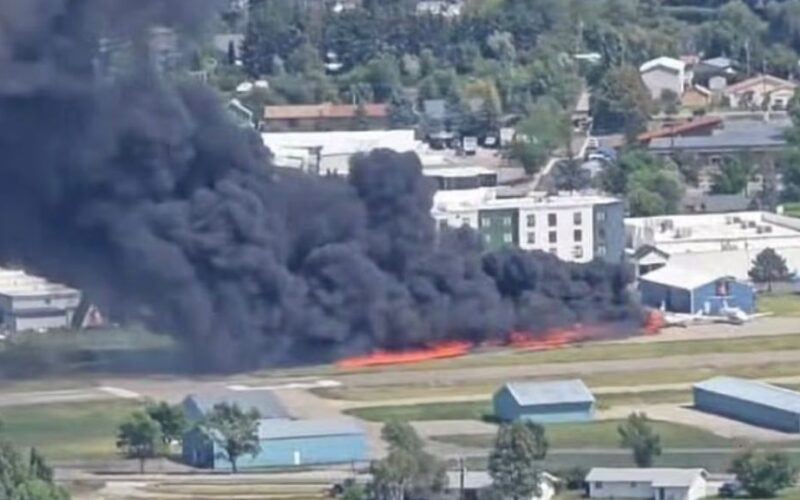Four Escape Injury After Montana Airport Runway Collision