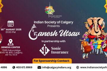 Indian Society of Calgary to Host Ganesh Utsav 2025 at Genesis Centre