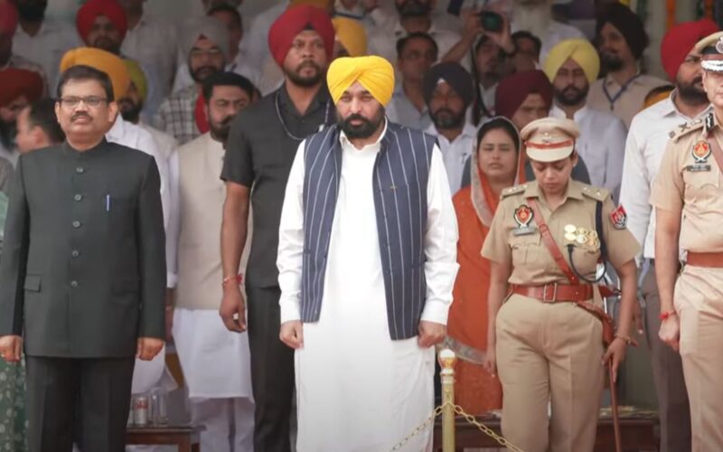 Punjab CM Bhagwant Mann Hoists Tricolor in Faridkot, Honors State’s Legacy of Sacrifice