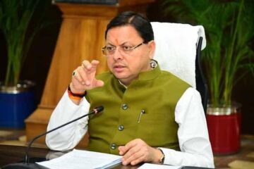 Dhami Orders Urgent Measures to Drain Debris-Formed Lake in Uttarkashi’s Syanachatti