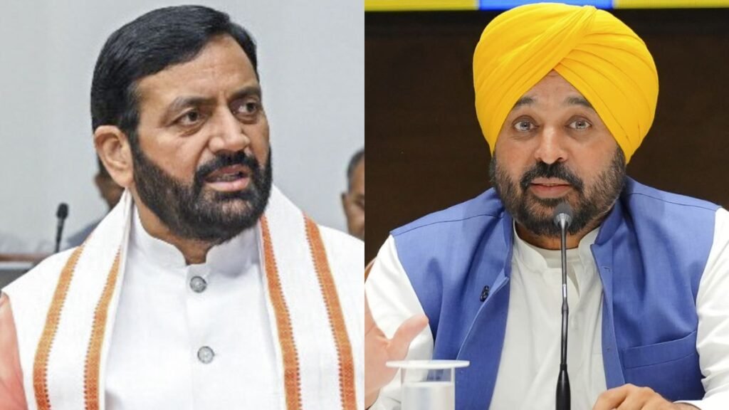 Haryana CM Nayab Singh Saini slams Punjab Government over Excise Inspector examination results and Pharmacy paper leak