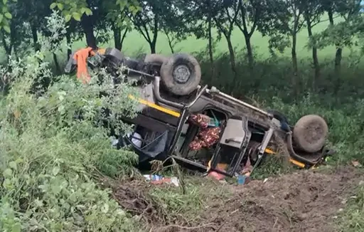 Car-Bus Collision in Kaithal Leaves Four Dead