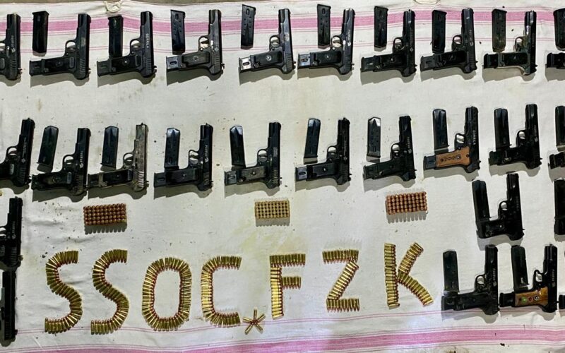 Big Security Operation at Punjab Border: 27 Pistols and 470 Cartridges Seized