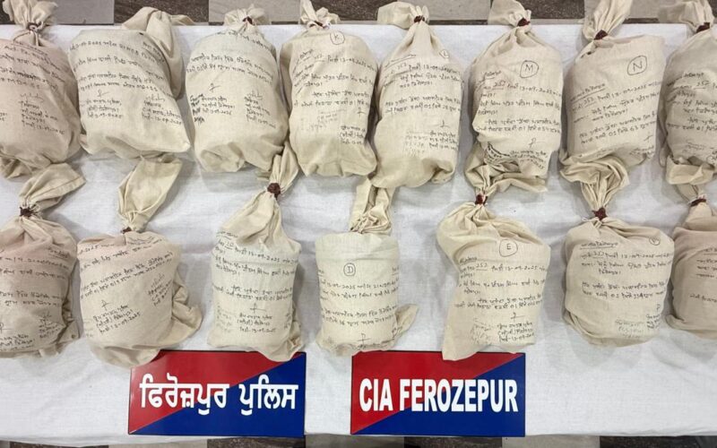 Major Operation in Ferozepur: One Arrested with 15.775 kg Heroin