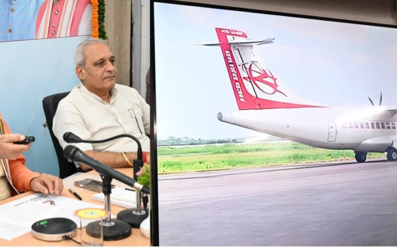 Hisar Airport Expands Connectivity: CM Saini Inaugurates Jaipur Flight, Eyes Ahmedabad and Jammu Next