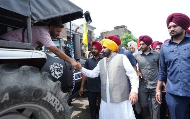Punjab CM Bhagwant Maan Tours Flood-Hit Areas, Urges PM for ₹60,000 Crore Relief Fund