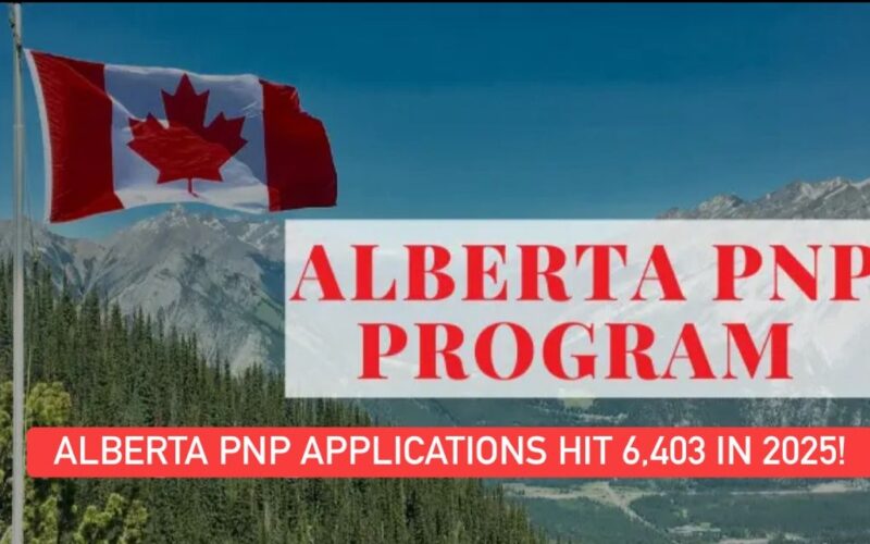 Alberta PNP Applications Rise to 6,403 in 2025 Following 1,528 New Nominations