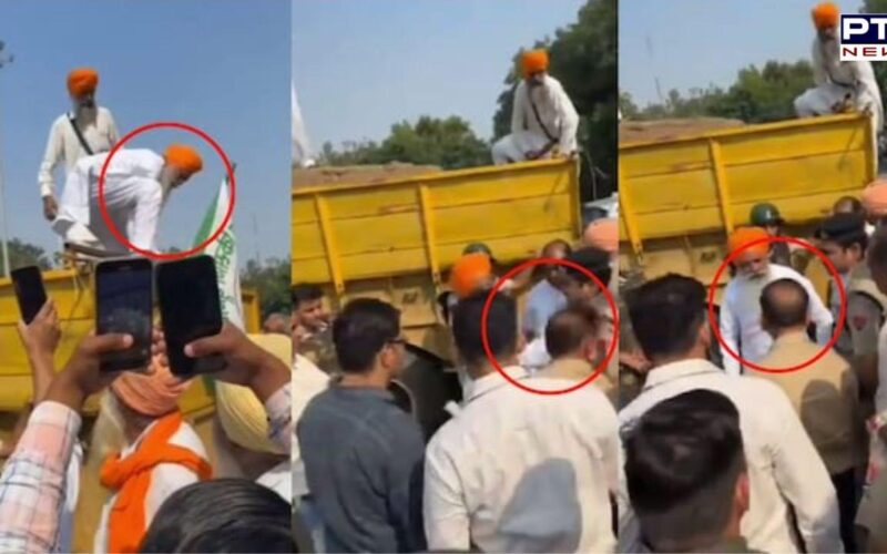 BKU’s Gurnam Singh Charuni Detained After Slapping Govt Officer During Farmer Protest in Kurukshetra