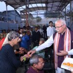 Union Minister Manohar Lal Celebrates Diwali with the Needy at Bandhwari’s The Earth Saviours Foundation