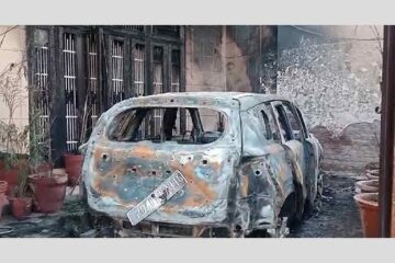 Tarn Taran: Doctor’s Car Destroyed in Firecracker Blaze on Diwali, Loss Estimated at Rs 18 Lakh