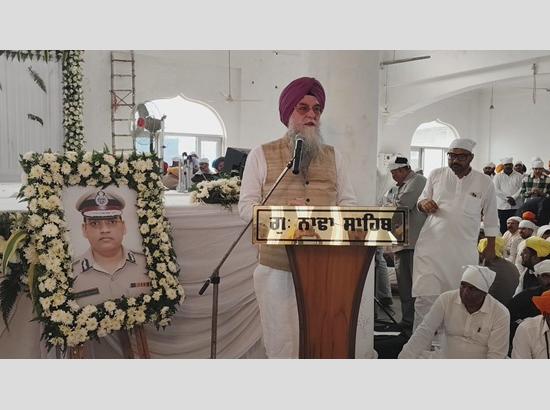 Punjab Assembly Speaker Pays Tribute at Antim Ardas of Late IPS Officer Y. Puran Kumar