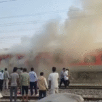 Fire Erupts on Moving Garib Rath Train Near Sirhind, Several Injured Amid Panic
