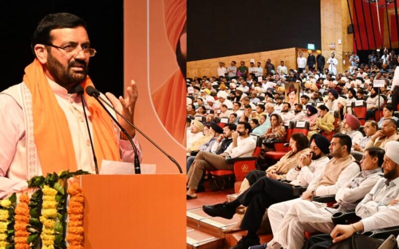 Haryana CM Nayab Singh Saini Honoured with ‘Sher-e-Punjab Maharaja Ranjit Singh Award’ for Promoting Social Harmony and Sikh Welfare