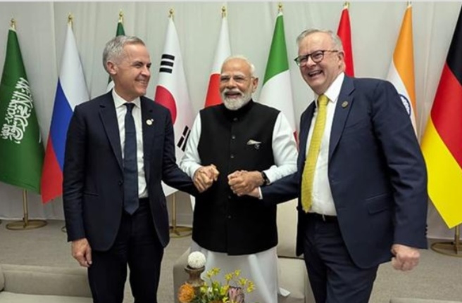 Modi Announces Australia-Canada-India Tech Alliance, Calls for Global Rethink on Development Goals