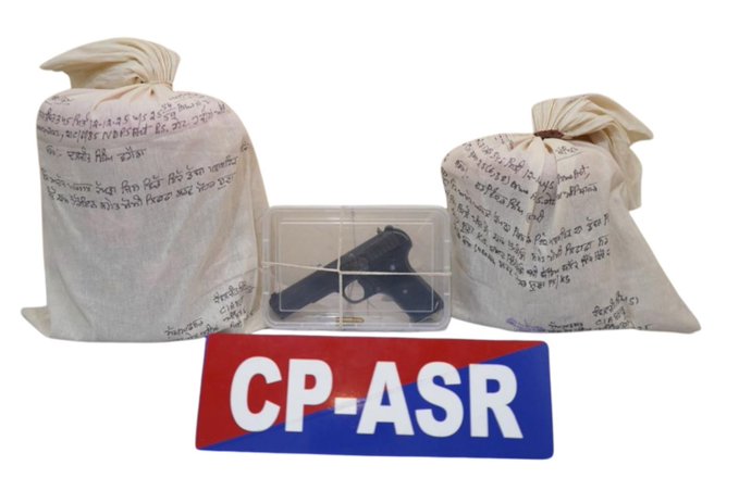 Amritsar Police Bust Cross-Border Drug and Arms Smuggling Network