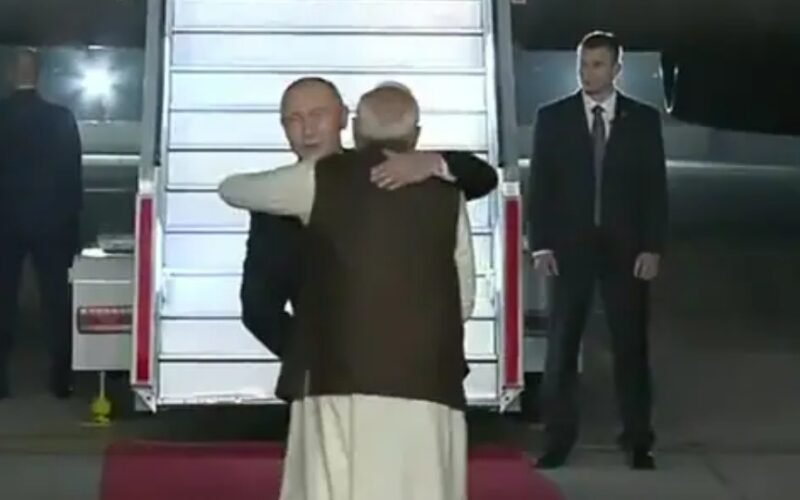 Modi Welcomes Putin in Delhi as Russian President Begins First India Visit Since Ukraine Conflict